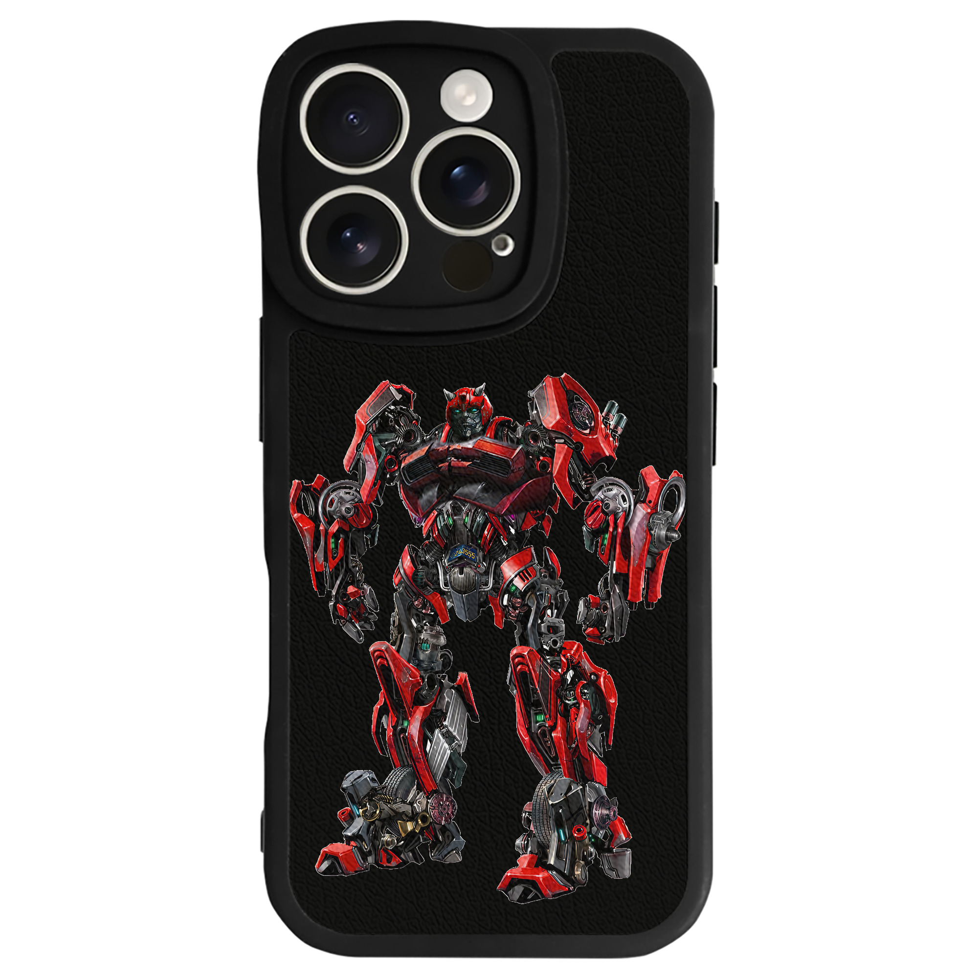 （画像用） Transformers トランスフォーマー 【iPhone 16シリーズ対応】シリコンスマホケース（レザー調） 材質：シリコン